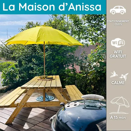 La Maison D'anissa-plage A 20min-wifi-parking *