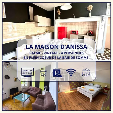 La Maison D'anissa-plage A 20min-wifi-parking Holiday home